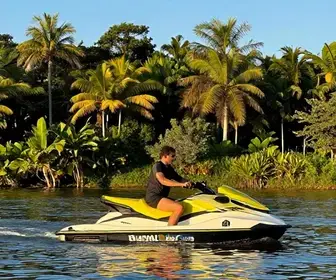 Aventura sobre as Águas: Jet Ski em Alter do Chão, Santarém Aventura sobre as Águas: Jet Ski em Alter do Chão, Santarém