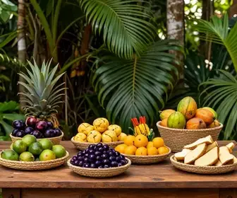 Delícias Tropicais: Frutas Típicas da Região do Tapajós