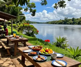 Os Melhores Restaurantes à Beira do Rio Arapiuns em Santarém Os Melhores Restaurantes à Beira do Rio Arapiuns em Santarém