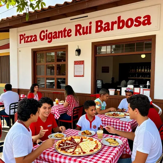 Pizza Gigante Rui Barbosa: Sabor e Diversão em Cada Fatia Pizza Gigante Rui Barbosa: Sabor e Diversão em Cada Fatia